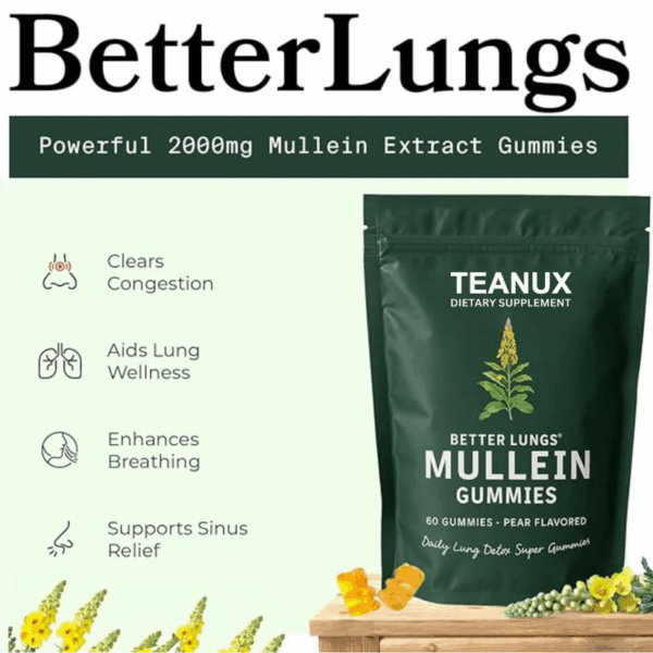 Teanux™ Mullein Detox Gummies - Image 3