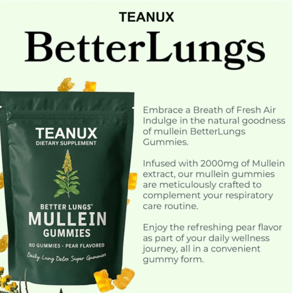 Teanux™ Mullein Detox Gummies - Image 4